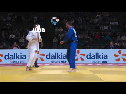 Grand Slam Paris 2017 CIRJENICS, Miklos (HUN)  DELVERT, Clement (FRA) -100kg