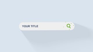 Search Logo Reveal Template - After Effects