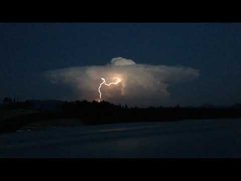 Lightning in cumulonimbus
