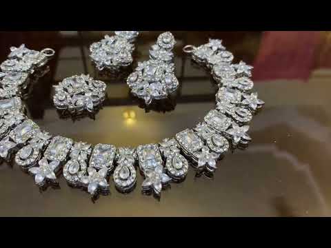Zircon Necklace Set | New Arrivals @Subhanjhavery