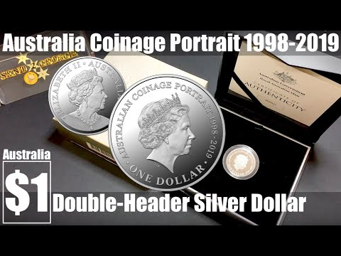 Double-Header Dollar!....Australia 2019 IRB & JC Portraits Commemorative  Silver Proof Coin