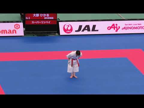 Hikaru Ono vs Misasa Ouchi. Karate all Japan Championship 2021. Final. Female Kata