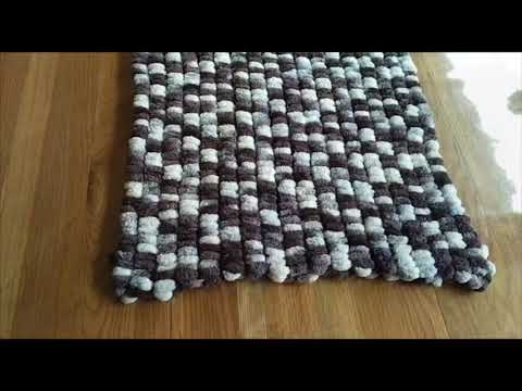 How to knit a baby blanket with Zarela Baby Pompom yarn | Zarela Yarns