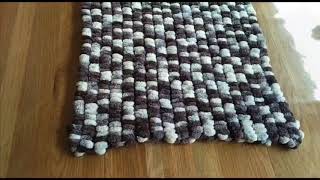 How to knit a baby blanket with Zarela Baby Pompom yarn | Zarela Yarns