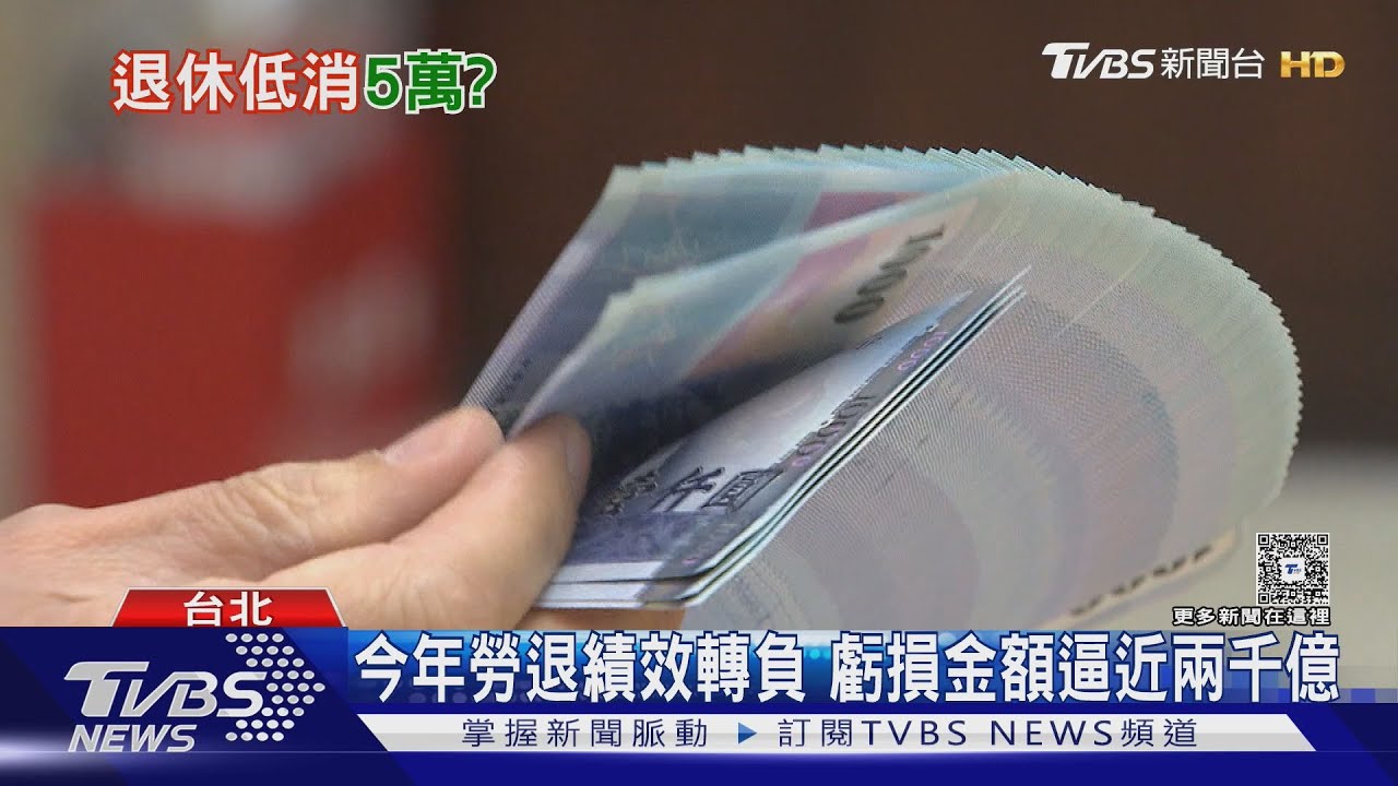 勞退虧損破2000億！退休金恐不夠用　專家曝「每月需準備5萬」
