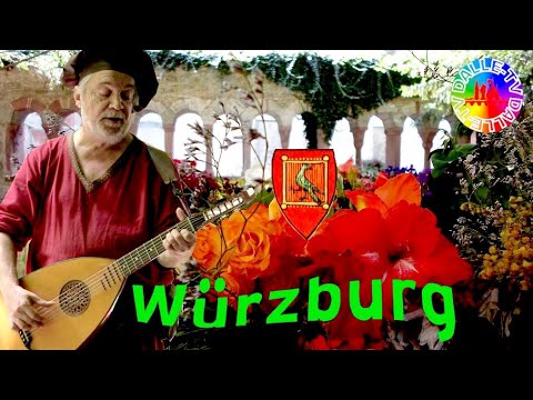 Würzburg - Lusamgärtchen / Walther von der Vogelweide