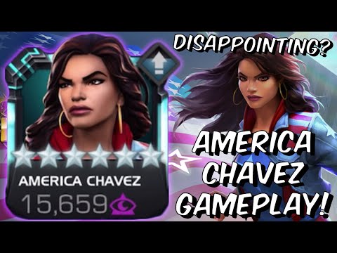 6 Star America Chavez First Look Gameplay - Another Disappointment? - Marvel Contest of Champions