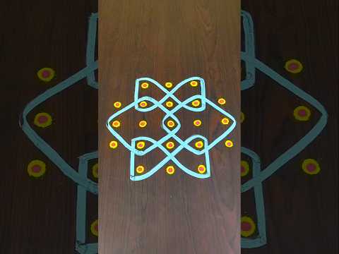 Easy Kolam For Beginners @RoopaRangoli #shorts #rangoli #kolam #muggulu #padikolam #kolangal