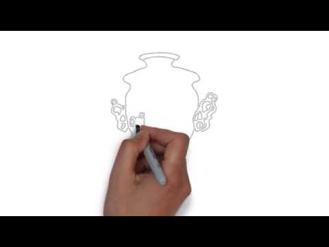 как нарисовать самовар,how to draw a samovar,cómo dibujar un samovar