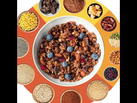 Pintola Muesli: Whole grains, dark chocolate, fruits, nuts – pure goodness!