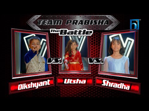 Dikshyant Vs Utsha Vs Shradha "Sano Chada Suneko Thiye" | The Voice Kids Season 2 - 2023