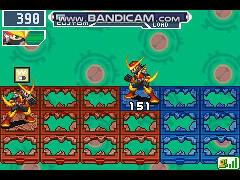 Gaby Vs ZXEXE Pvp Battle - MegaMan Battle Network Chrono X Demo 5.