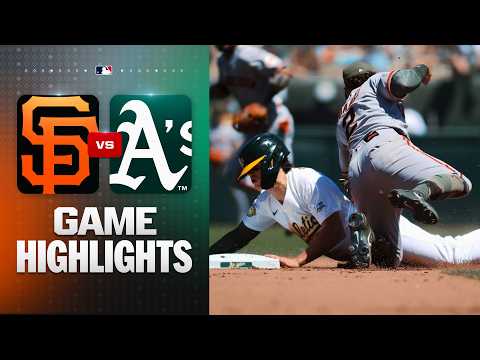 애슬레틱스 VS 샌프란시스코 1:10 MLB 스포츠하이라이트