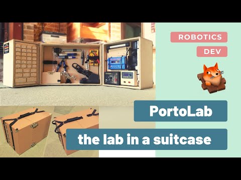 PortoLab Demo - The Electronics Lab in a Suitcase