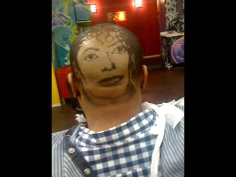 nyc156street broadway michael jackson hair cut . by the barber strong guy
