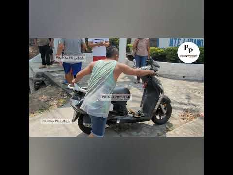 Colisión de motocicletas en ruta a San Domingo Suchitepéquez