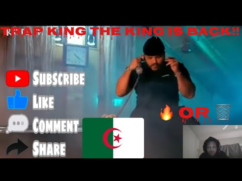 Algerian Rap Reaction TRAP KING - THE KING IS BACK (Clash DBLACK & NEYMAR) | LMERicoTv Reaction
