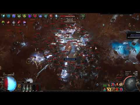 Poe 3.17 Aura/Armour stacking Smite, level 83 logbook&Vorana  (w/o mageblood)