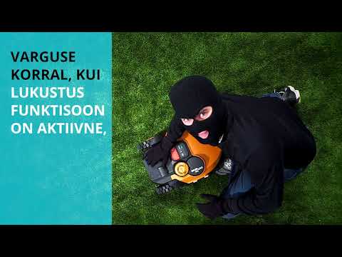 WORX LANDROID S LUKUSTAMISE FUNKTSIOON - Eesti -  www.worxlandroid,com