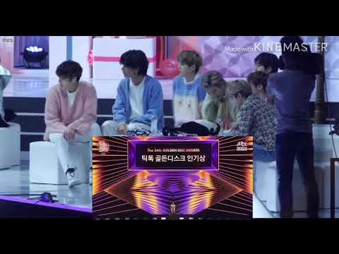 GDA 2020 BTS reaction (G)I-DLE (on the screen)