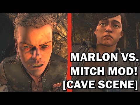 Walking Dead Finale - Marlon vs. Mitch [Cave Scene] [Model Swap]