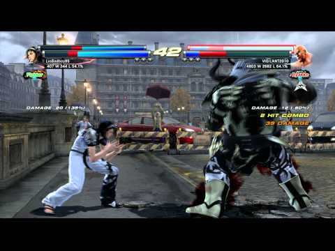TTT2~ VIGILANT2010 (Heihachi & Marduk) vs.  LusBadBoy95 (Jun & Asuka) HD