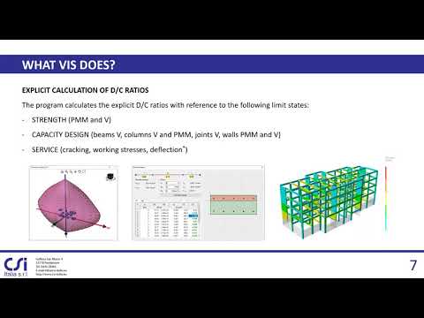 Webinar SAP2000/ETABS and VIS - Design of RC Structures according to Eurocodes