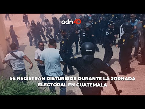 En por lo menos 10 comunidades de Guatemala se registraron disturbios durante la jornada electoral