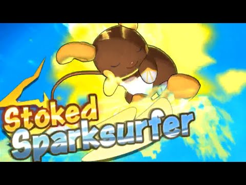 Alolan Raichu Special Z Move: Stoked Sparksurfer (Thunderbolt + Aloraichium Z)