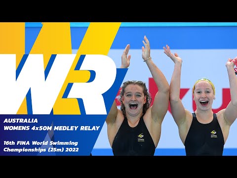 Плавание NEW WORLD RECORD | Women’s 4x50m Medley Relay