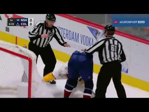 Austin Watson НЭШВИЛЛ vs Nikita Zadorov КОЛОРАДО