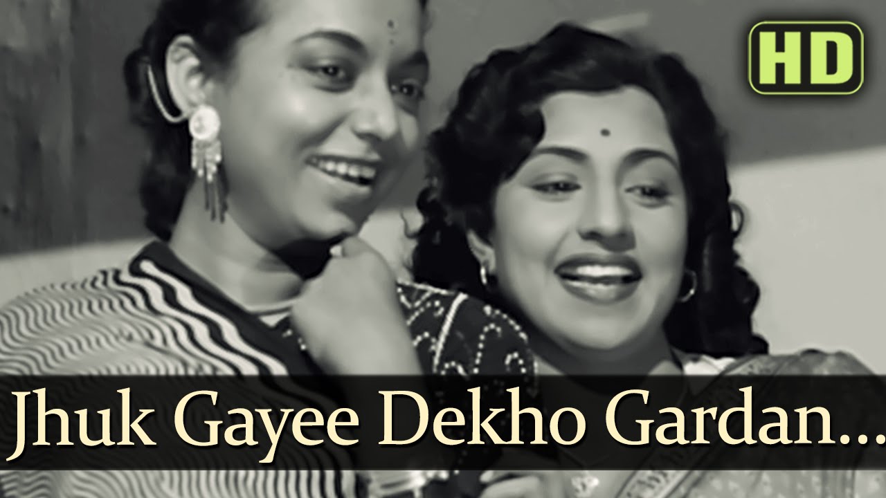 Jhuk Gayi Dekho Gardan Lyrics  | Talaq | Rajendra Kumar, Kamini Kadam | Asha Bhosle | Ramchandra Narhar Chitalkar (C. Ramchandra)
