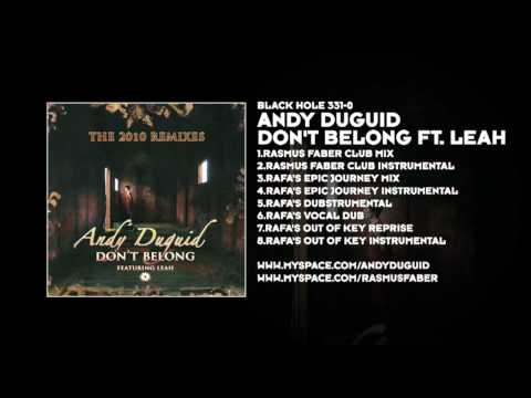 Andy Duguid - Don't Belong featuring Leah (Rasmus Faber Remixes)