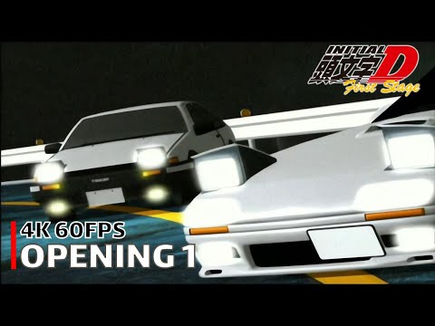 Initial D - Opening 1 [4K 60FPS | Creditless | CC]