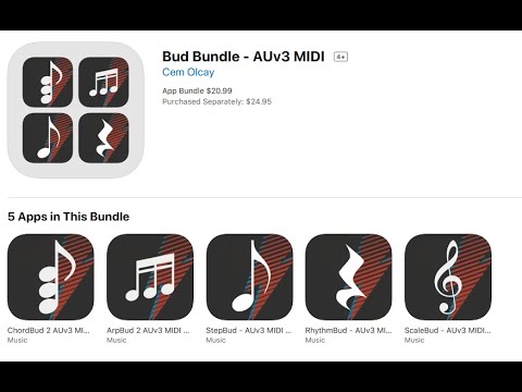 AUv3 Midi Toolbox | Cem Olcay's Bud Bundle iOS apps