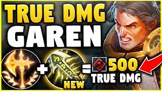 NEW INFINITY EDGE + NEW GAREN BUFFS = ONE SHOT ASSASSIN! (TRIPLE TRUE DAMAGE!) - League of Legends