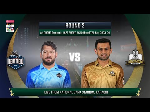 Live | Abbottabad vs Sialkot | Match 40 | National T20 2023-24 | PCB