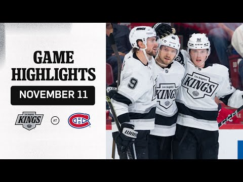 HIGHLIGHTS: LA Kings at Montréal Canadiens