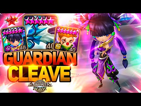 GUARDIAN CLEAVE with Fei, Lushen and Double Garuda - Summoners War
