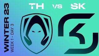 LEC Winter Split 2023 - W1D3 - TH vs SK