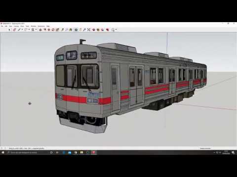 Making a Tokyu 8090/8590 Series for Trainz - Part 11 (8090 Series cars)
