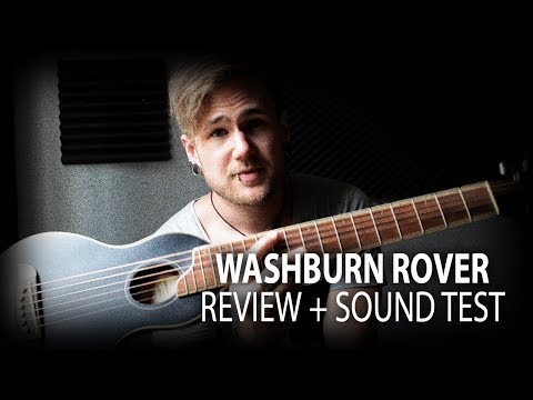 NEW! Washburn Rover 10SBK - Travel Guitar image 2