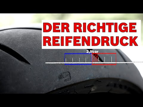 So findest DU den richtigen Reifendruck beim Motorrad (Reifendruckempfehlung Sportreifen)