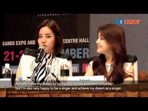 [ENG][HD] 141121 Girl's Day Press Conference @ Everyday Concert Singapore