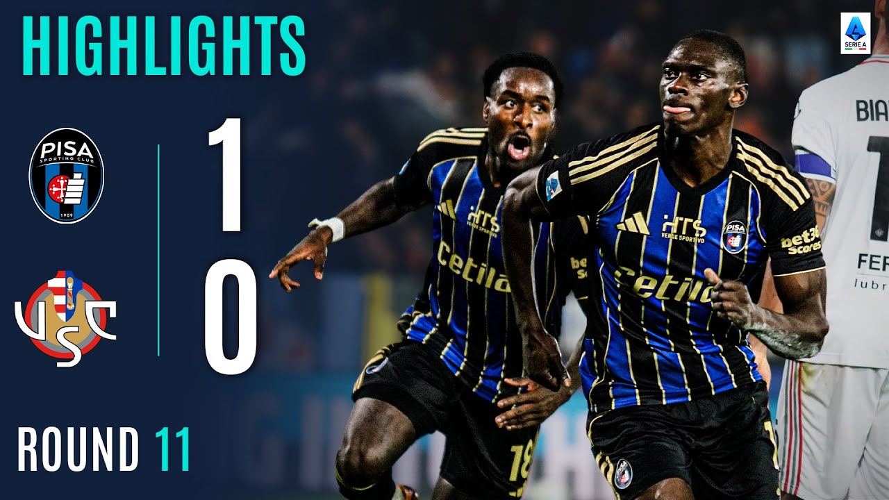 PISA-CREMONESE 1-0 | HIGHLIGHTS | Tourè Secures First Win For Pisa | Serie A 2025/26