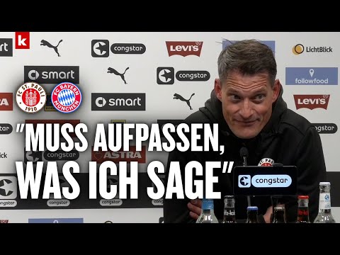 St. Pauli-Coach Blessin: "Ich will nicht über Bayern-Bonus reden, aber ..." I St. Pauli - Bayern 0:1