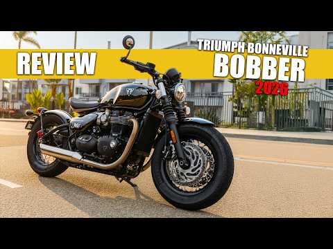 This Is NOT Just a Bobber Anymore! 😱 New Triumph Bonneville Bobber 2026 – First Ride in CA - USA