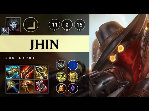 Jhin ADC vs Yasuo - EUW Challenger Patch 25.12
