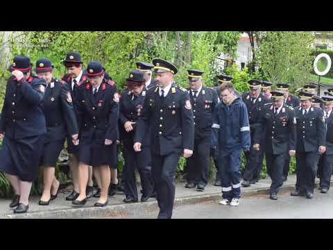 Prihod gasilcev na Florjanovo mašo pri Mali Nedelji