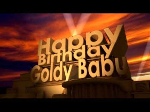 Happy Birthday Goldy Babu